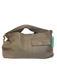 ATAO Taupe Pebbled Leather Top Handle Magnetic Snap Closure Crossbody Strap Bag Taupe / M