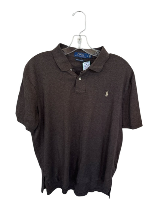 Ralph Lauren Size L Brown Button Collar Men's Shirt Brown / L