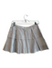 J Crew Size 0 Gray Cotton Pleated Side Zip Tiered Above Knee Skirt Gray / 0