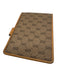 Gucci Brown Print Coated Canvas Notebook Wallets Brown Print