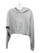 Alo Yoga Size XS Cream Ribbed Hooded Crop Sweater Cream / XS