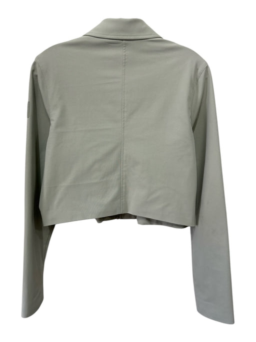 Alo Yoga Size M Sage green Polyester Blend Full ZIp Collar Crop Jacket Sage green / M