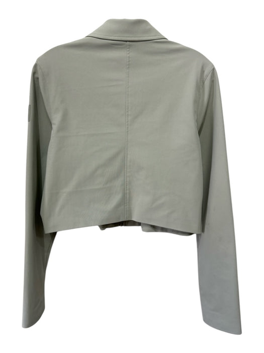 Alo Yoga Size M Sage green Polyester Blend Full ZIp Collar Crop Jacket Sage green / M