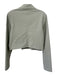 Alo Yoga Size M Sage green Polyester Blend Full ZIp Collar Crop Jacket Sage green / M