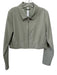 Alo Yoga Size M Sage green Polyester Blend Full ZIp Collar Crop Jacket Sage green / M