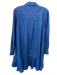 Tuckernuck Size S Dark Blue Cotton Chambray Quarter Button Long Sleeve Dress Dark Blue / S