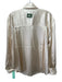 Daily Drills Size XS/S Champagne Gold Polyester Blend Satin Long Sleeve Top Champagne Gold / XS/S