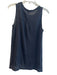 Vince Size Small Black No Fabric Tag Semi Sheer Round Neck Sleeveless Top Black / Small
