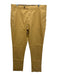 Sid Mashburn NWT Size 38 Yellow Cotton Solid Khakis Men's Pants Yellow / 38