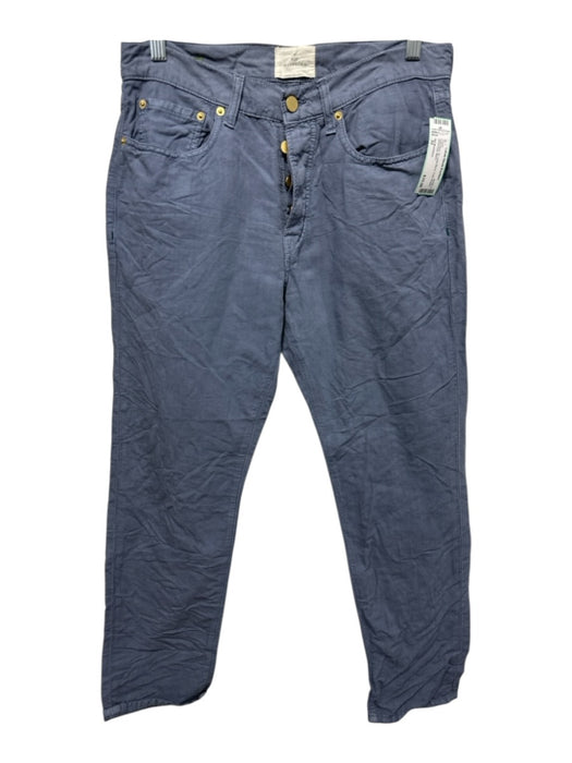 Sid Mashburn Size 32 Light blue Linen Blend Solid Khakis Men's Pants Light blue / 32