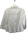 St John Sport Size S Cream Jacquard Monogram Button Front Jacket Cream / S