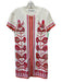 Trina Turk Size 6 Pink, Orange, White Cotton stripe & abstract Sheath Dress Pink, Orange, White / 6