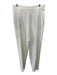 Akris Punto Size 10 Cream Cotton Blend Elastic Waist High Rise Pants Cream / 10