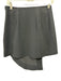 Opening Ceremony Size 4 Black Polyester Drape Asymmetric Mini Skirt Black / 4