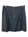 Trina Turk Size 4 Black Polyester Blend Pleated Back Zip Above Knee Skirt Black / 4