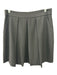 Trina Turk Size 4 Black Polyester Blend Pleated Back Zip Above Knee Skirt Black / 4