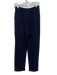 St John Basics Size 4 Navy Blue Wool Blend Knit Pleated Waist Mid Rise Pants Navy Blue / 4