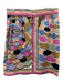 Emilio Pucci Size 46 / M Brown, Pink, Multi Cotton Scalloped Above knee Skirt Brown, Pink, Multi / 46 / M