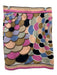 Emilio Pucci Size 46 / M Brown, Pink, Multi Cotton Scalloped Above knee Skirt Brown, Pink, Multi / 46 / M