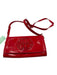 Tory Burch Red Patent Leather Laser Cut Logo Crossbody Bag Red / S