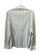 St John Sport Size P / XS Cream, Yellow, Blue Cotton Blend Stripe Top Cream, Yellow, Blue / P / XS