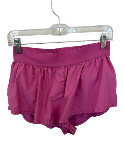 FP Movement Size S Pink Flowy Ruffles Athletic Shorts Pink / S