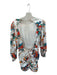 For Love & Lemons Size S Red & Green & White Recycled Polyester Mini Dress Red & Green & White / S