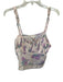 Loveshackfancy Size M Pink & Purple Polyester Floral Spaghetti Strap Top Pink & Purple / M