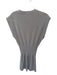 Zara Size M Gray Scrunch Detail Cap Sleeve Mini Dress Gray / M