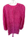 Alexis Size 8 Pink Viscose Blend Button Down Textured Tie Top Pink / 8