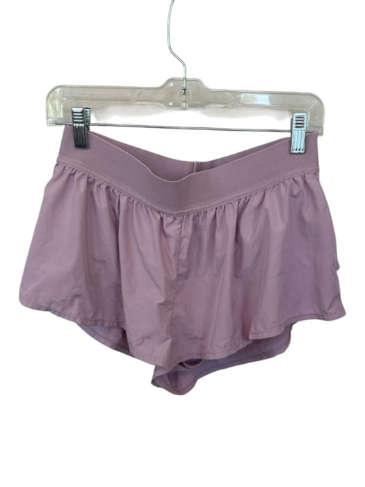 FP Movement Size S Lavender Ruffle Flowy Athletic Shorts Lavender / S