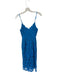 endless rose Size XS Electric Blue Rayon Eyelet Mini Spaghetti Strap Dress Electric Blue / XS