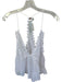Free People Size XS White Viscose V Neck Double Strap Croc Eyelet Top White / XS