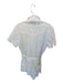 Rag & Bone Size 2 White Cotton Collar Eyelet Button Up Tie Romper White / 2