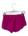 Lululemon Size 8 Magenta Nylon Elastic Waist Low Rise Mesh Accent Shorts Magenta / 8