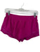 Lululemon Size 8 Magenta Nylon Elastic Waist Low Rise Mesh Accent Shorts Magenta / 8
