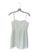 French Connection Size 4 White Polyester & Viscose Spaghetti Strap Fitted Dress White / 4