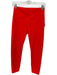 Outdoor Voices Size M Coral Red Nylon Stretch Mid Rise Solid Athletic Leggings Coral Red / M