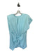 Amanda Uprichard Size S Light Blue Polyester Mini Shoulder Pads Cap Sleeve Dress Light Blue / S