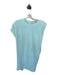 Amanda Uprichard Size S Light Blue Polyester Mini Shoulder Pads Cap Sleeve Dress Light Blue / S