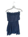 Glam Size S Charcoal Strapless Ruffle Mini Dress Charcoal / S