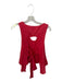 J.Marie Size S Tomato Linen Open Back Tie Top Tomato / S