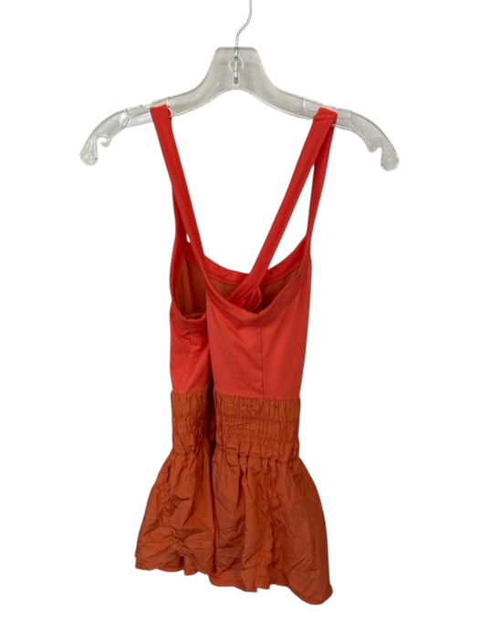 FP Movement Size M Orange razor back Shorts Athletic Romper Orange / M