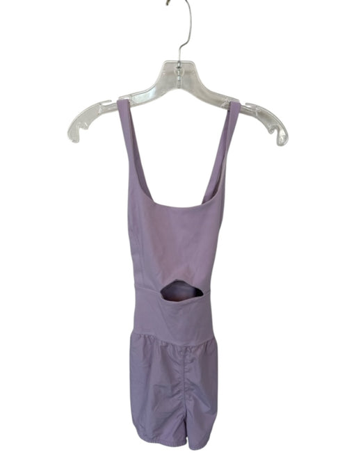 FP Movement Size S Lavender Cut Out Shorts Athletic Romper Lavender / S