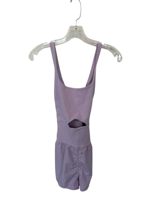FP Movement Size S Lavender Cut Out Shorts Athletic Romper Lavender / S