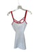 FP Movement Size S White & Red Cross Back Spaghetti Strap Cut Outs Dress White & Red / S