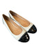 Jack Rogers Shoe Size 7M White & Black Leather Color Block Stitch Design Shoes White & Black / 7M