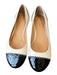 Jack Rogers Shoe Size 7M White & Black Leather Color Block Stitch Design Shoes White & Black / 7M