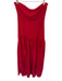 Peppermayo Size M Red Polyester Drop Waist Strapless Maxi Gown Red / M