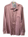 Ted Baker Size 6 Salmon Red Cotton Solid Button Up Men's Long Sleeve Shirt Salmon Red / 6